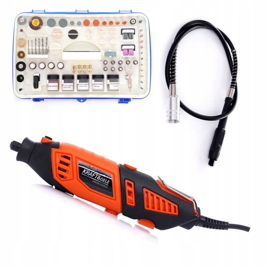 Multifunkční bruska Kraft&Dele 270 W 230 V Sada 218 dílů