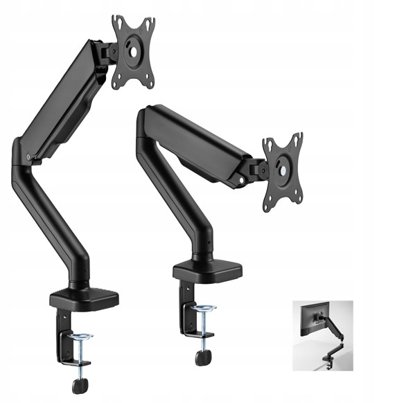 Držák stojanu na rameno monitoru k psacímu stolu pro monitor Lg 27QN600-B, nastavitelný