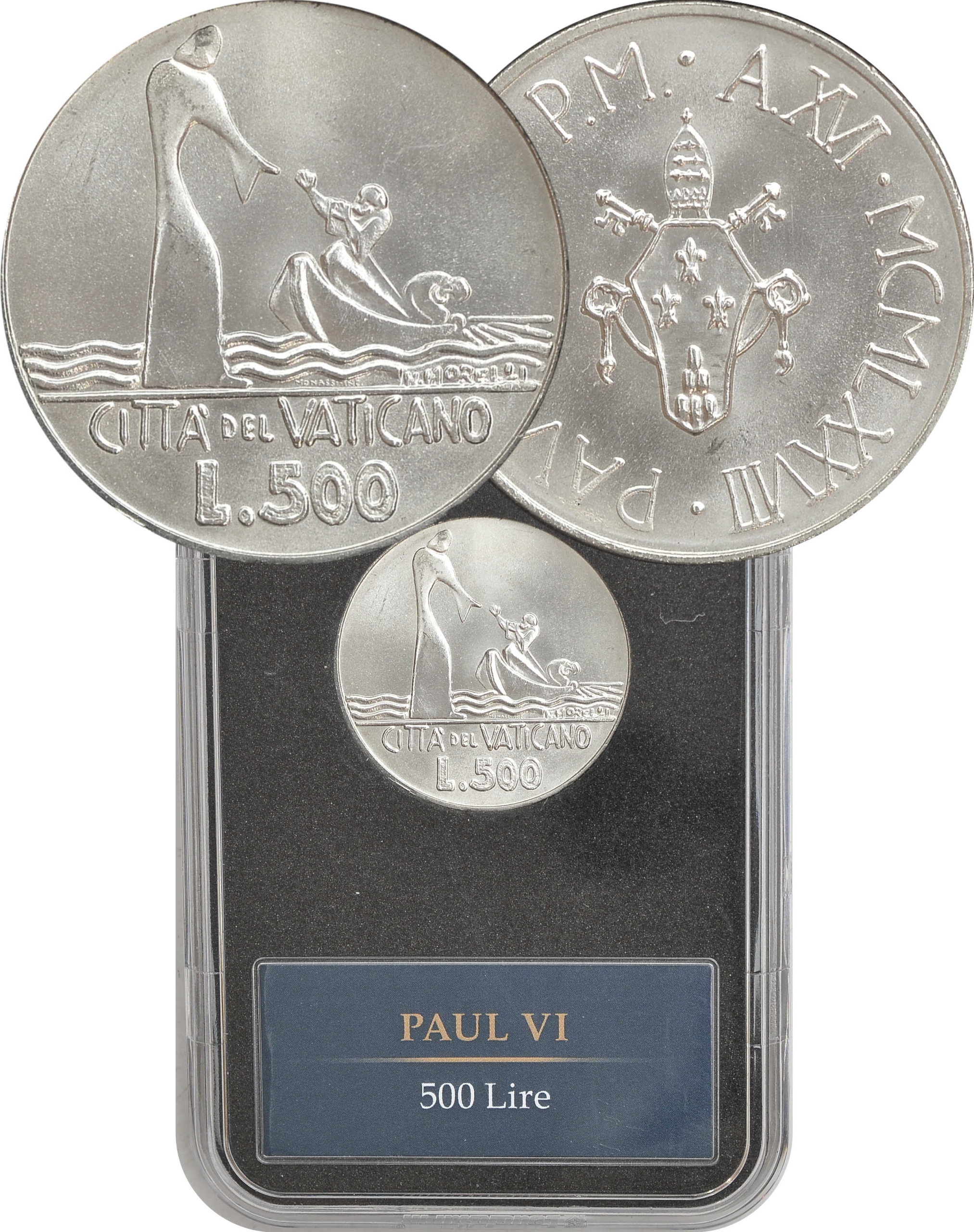 4.WATYKAN, PAWEŁ VI, 500 LIRÓW 1978