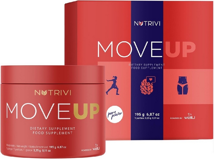 Nutrivi Move Up přírodní aromatický prášek 195 g 1 ks