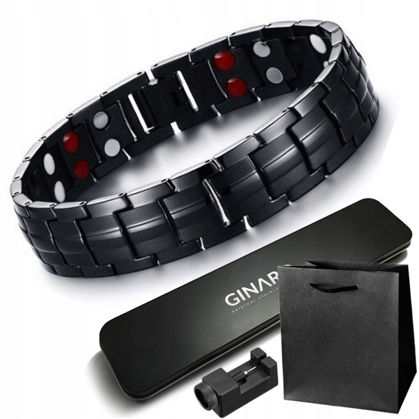 

Zdrowotna Bransoleta Stal 316L Moc Gaussów Prezent