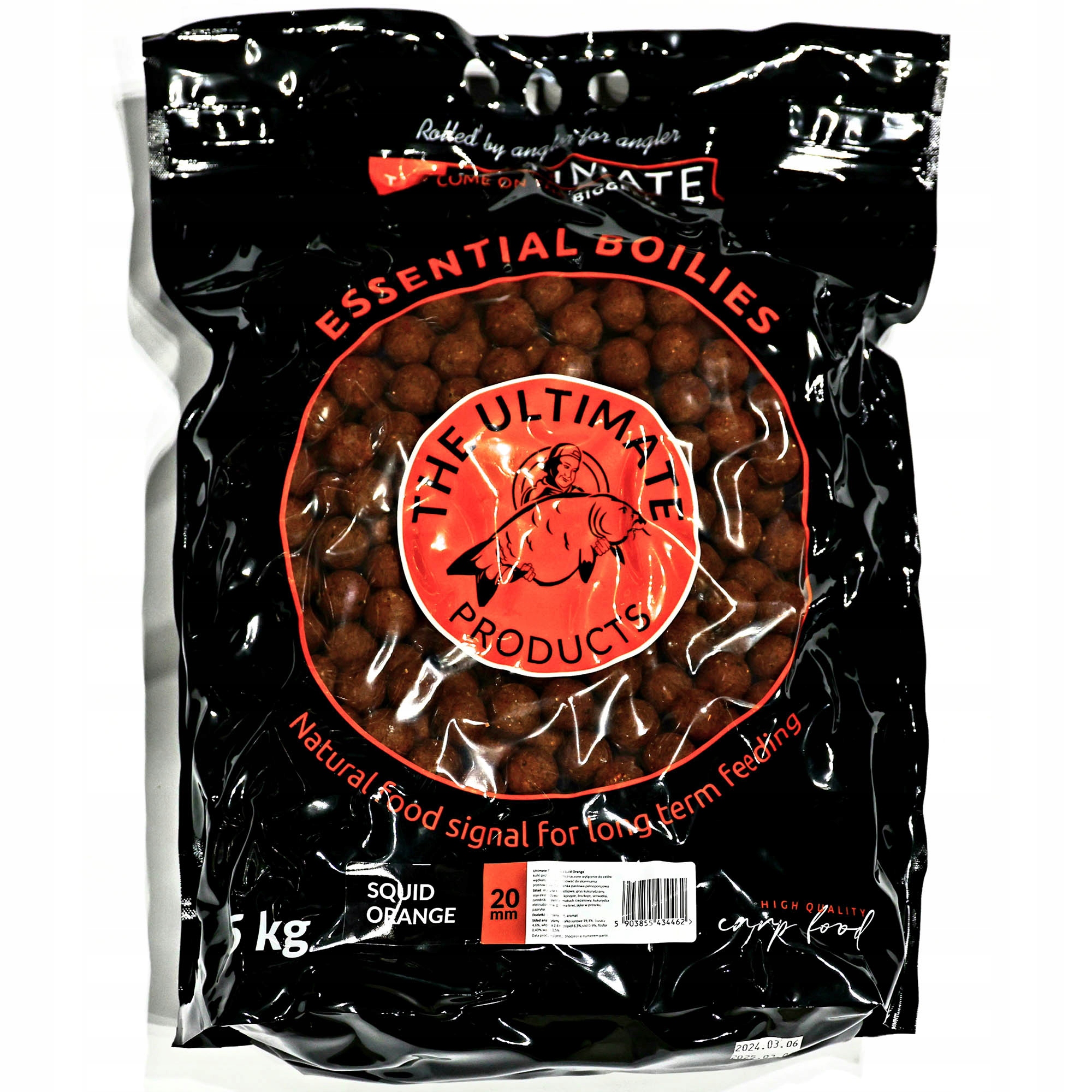Boilies Ultimate Products Squid Orange 20mm 5kg