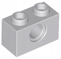 

Lego 3700 J szara (lbg) 1x2 brick otwór Nowy 1szt
