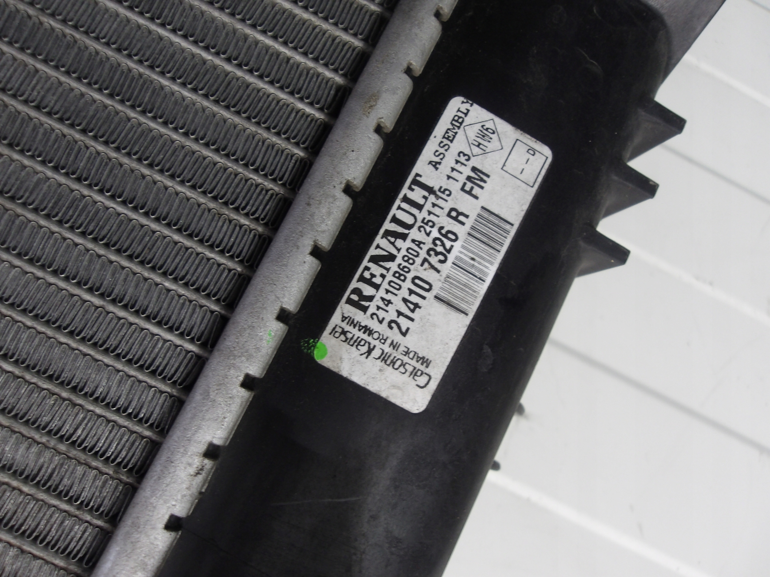 DACIA DUSTER a 10-18 1.6 chladič vody klimatizaci ventilátor volant