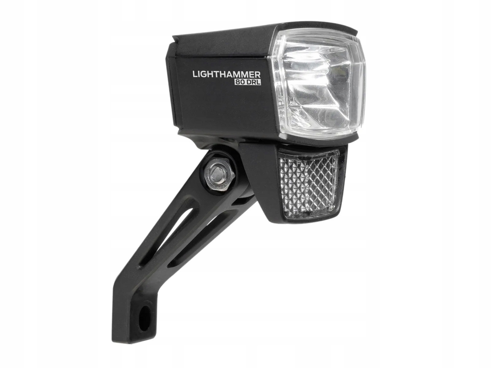 Přední světlo na kolo Trelock Ls 835-T Lighthammer dynamo, 80 lux, černá
