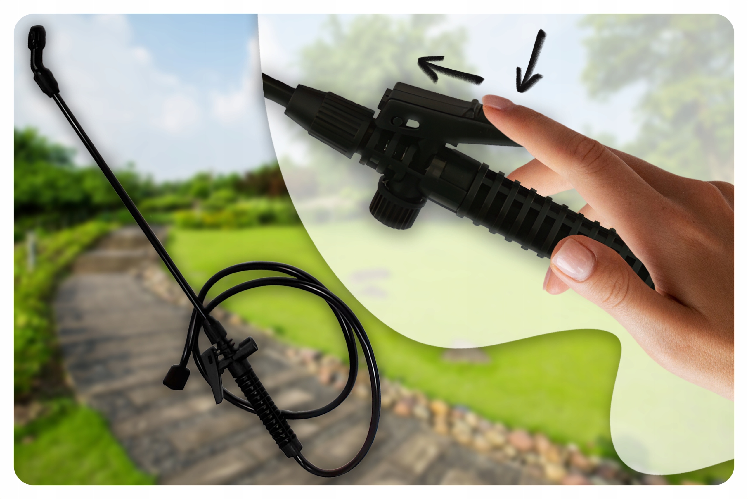 RĘCZNY OPRYSKIWACZ CIŚNIENIOWY DUŻY POJEMNOŚĆ 5L REGULACJA DYSZY LANCA Kod producenta SPRYSKIWACZ OPRYSK NA CHWASTY ZRASZACZ