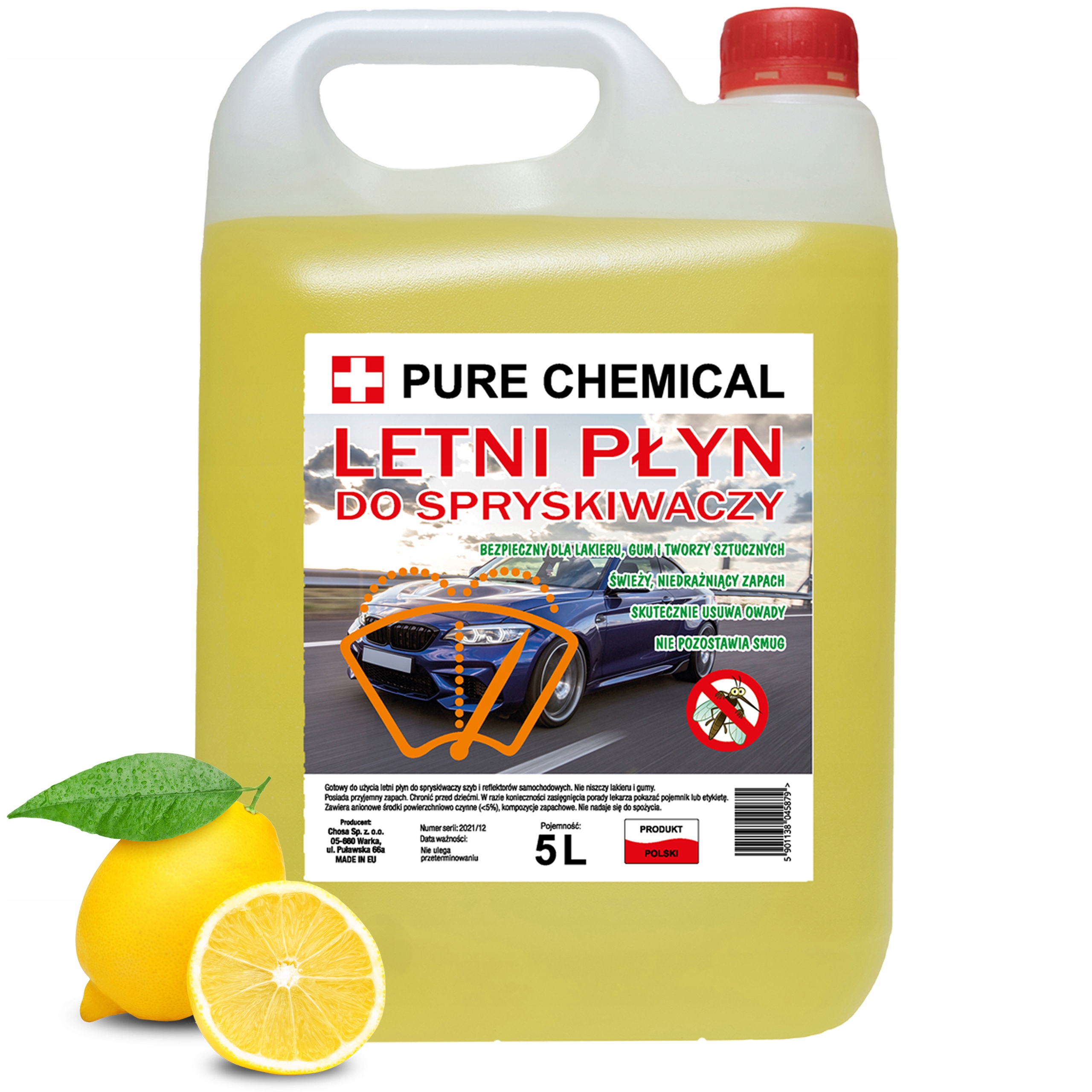

Letni Płyn Do Spryskiwaczy 5L zapach cytrynowy