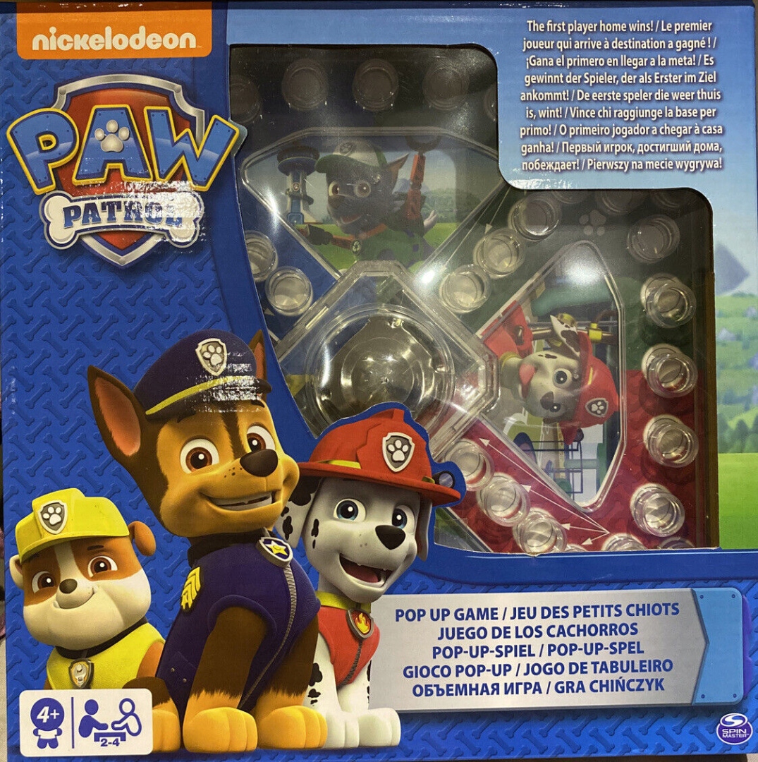 

Gra Planszowa Psi Patrol Chińczyk Pop Up