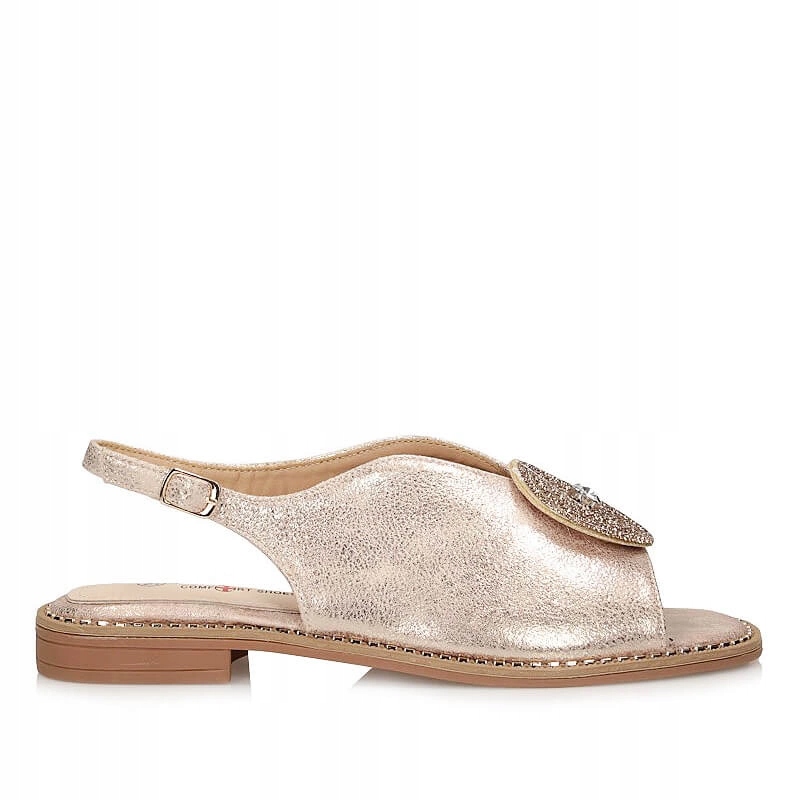 Ploché pohodlné dámské sandály S.Barski KV51-012 růžové