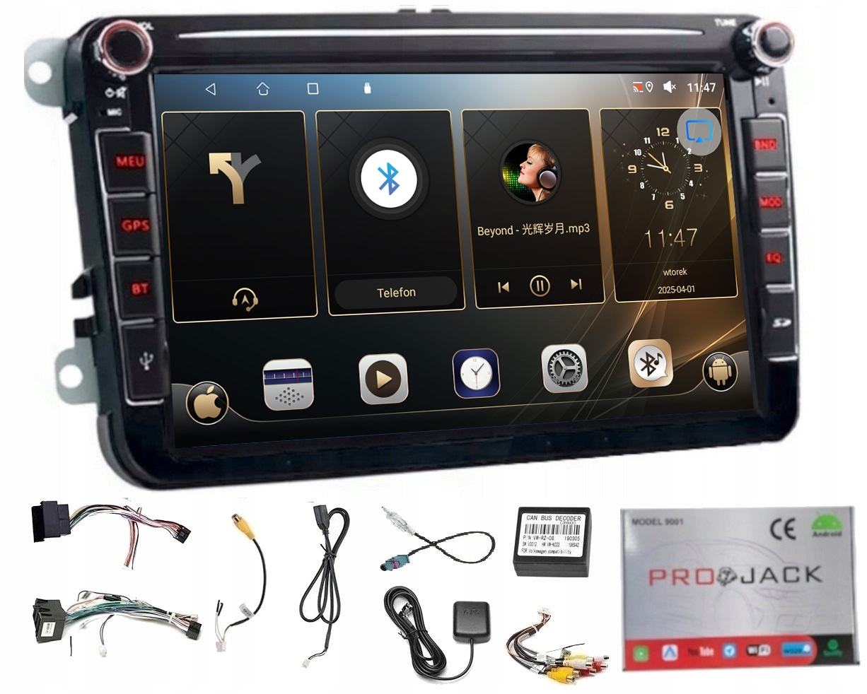 Autorádio Gps Android Vw Sharan 2010-2022 Carplay Wifi 4/64GB
