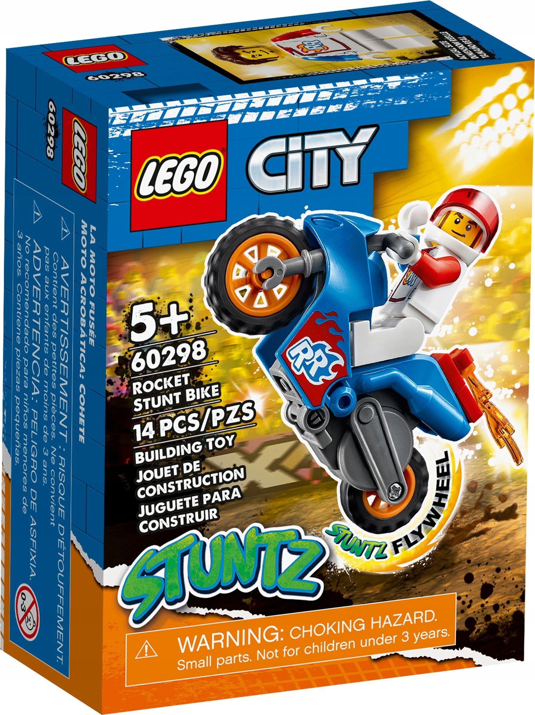 Lego City 60298 Motocykl Kaskaderski Rakietowy Stunt Bike