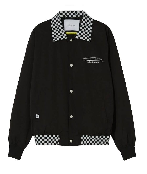 Černá pánská lehká přechodová pilotní bunda Breshka vel. L