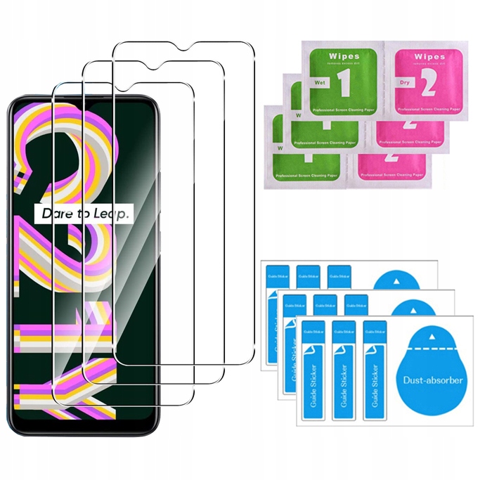 

3x Szkło Hartowane 9H do Realme C21Y C25Y