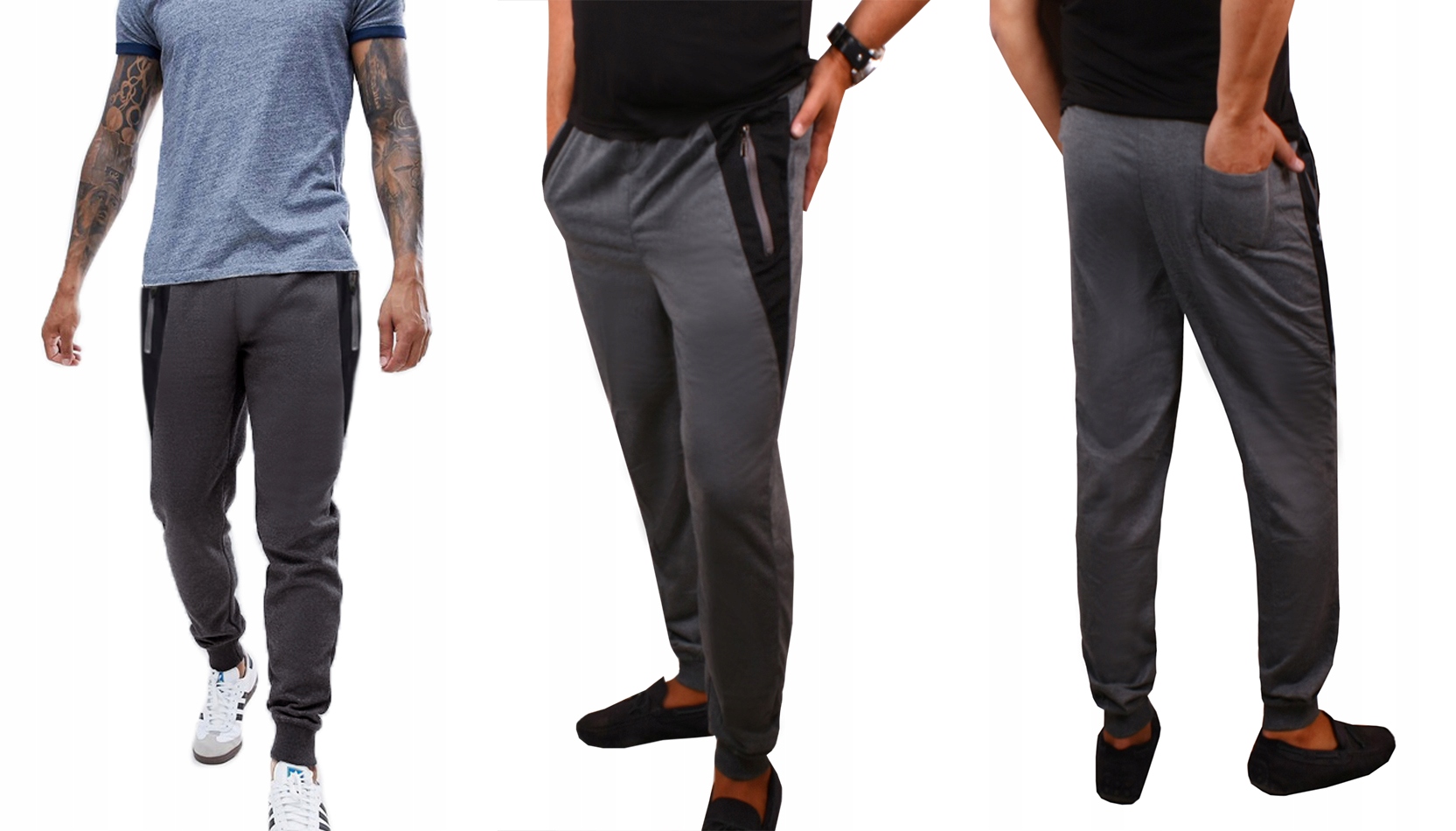 

Spodnie Dresowe sport Męskie dresy #422 grafit M