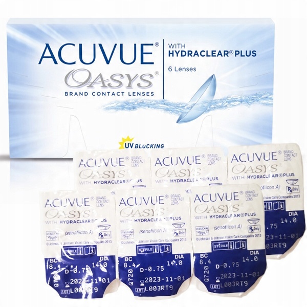 

Acuvue Oasys 6 szt. moc -0,50 Bc 8,4