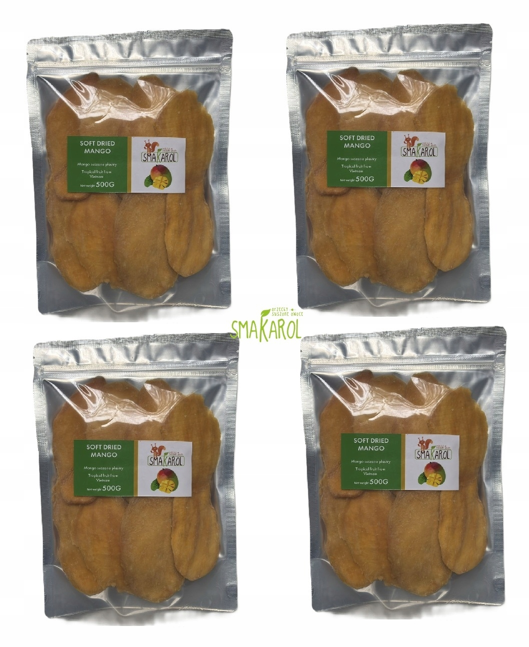 Sušené plátky manga 2000g (4x500g) g plátky