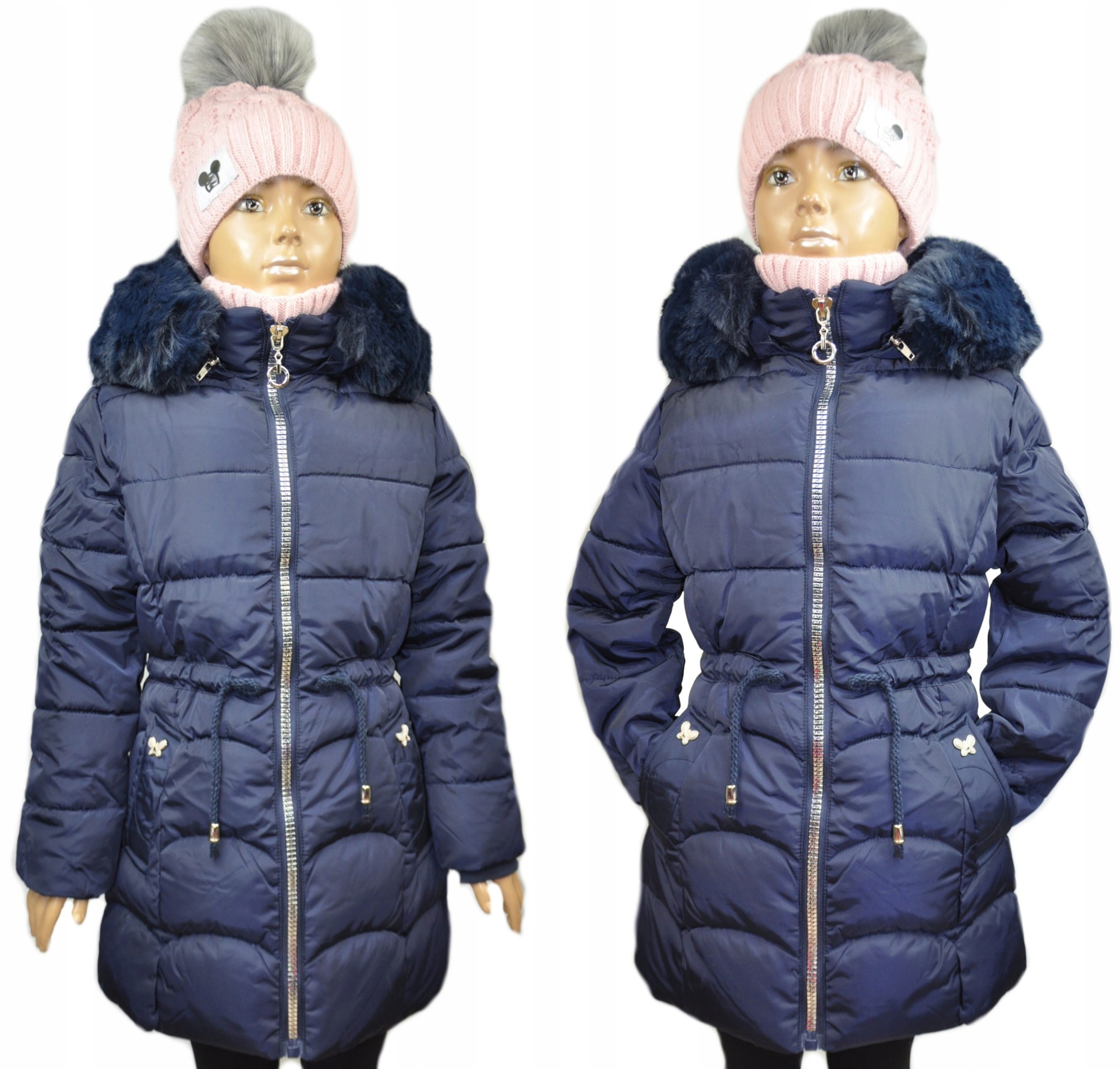 

Kurtka Zimowa Parka dziewczęca r.122/128 cm