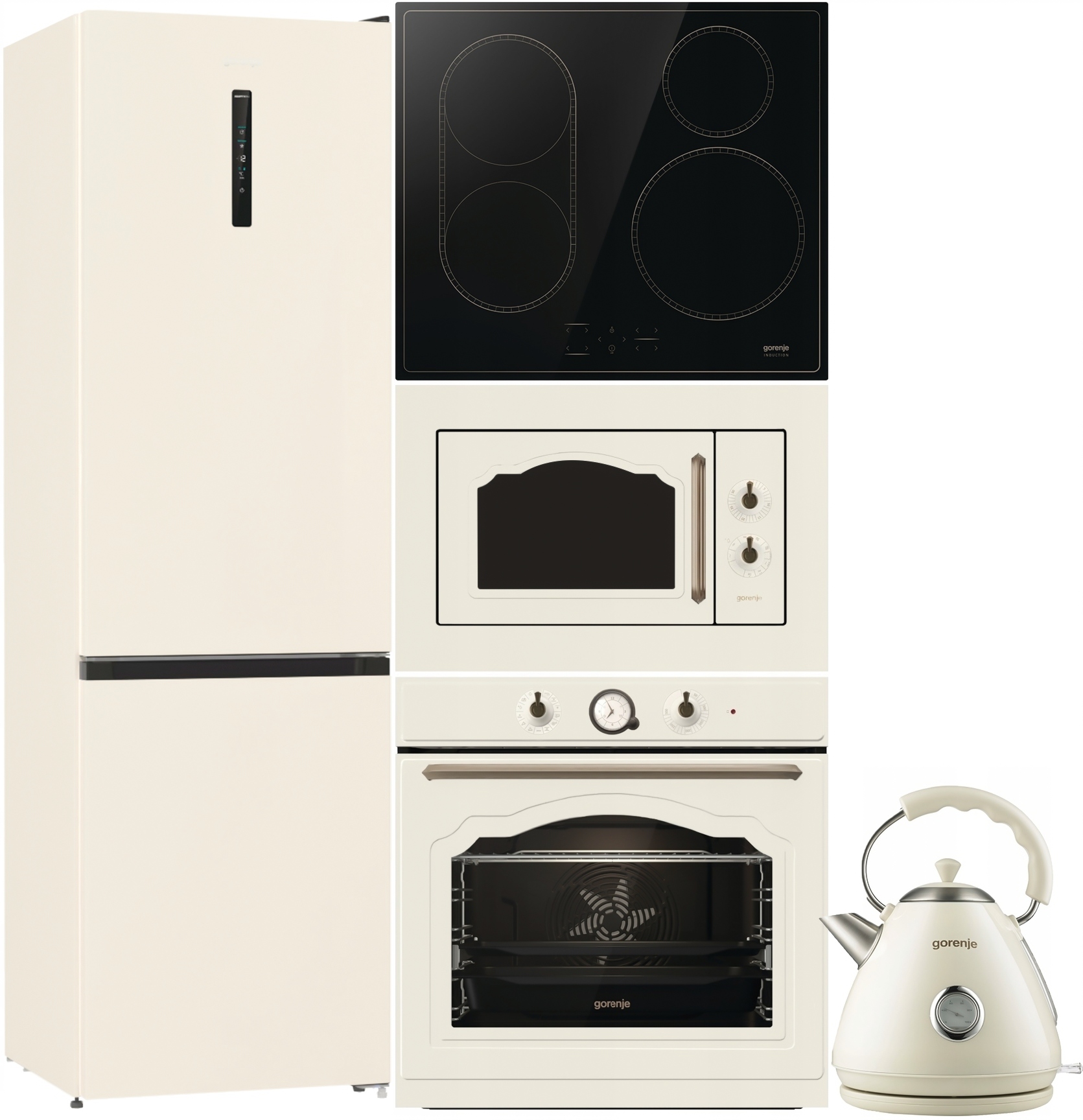 Zestaw GORENJE BOS67372CLI + BM235CLI + GI6421CLBSC + NRK6202AC4 + GRATIS