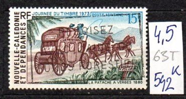 Nowa Kaledonia 63 T , nr 542 , komplet