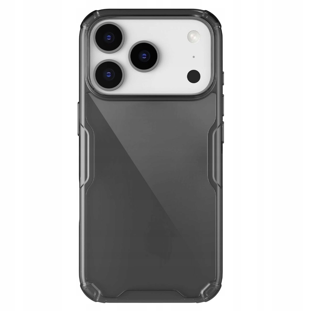 Etui Nillkin Nature Tpu Pro na iPhone 17 Pro półprzezroczysto-czarne