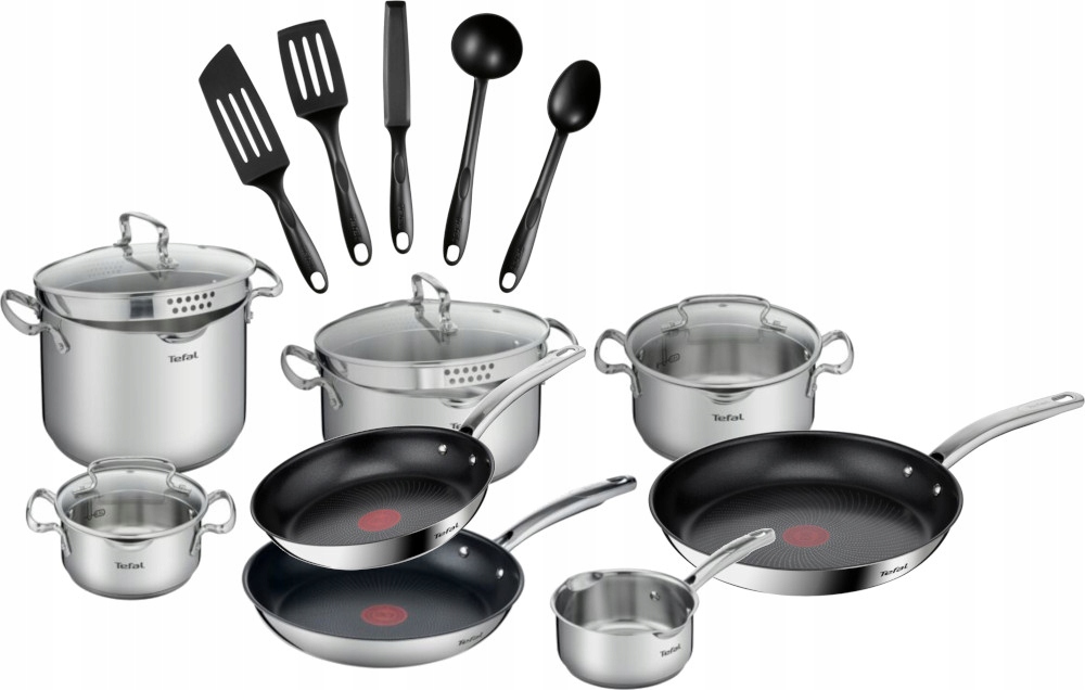 

Garnki Duetto patelnie 24/26/28 szpatułki Indukcja