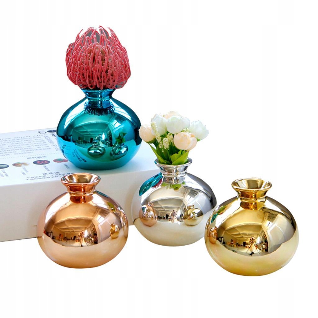 Ceramiczny wazon Ornament skandynawski Pojemność 1 l