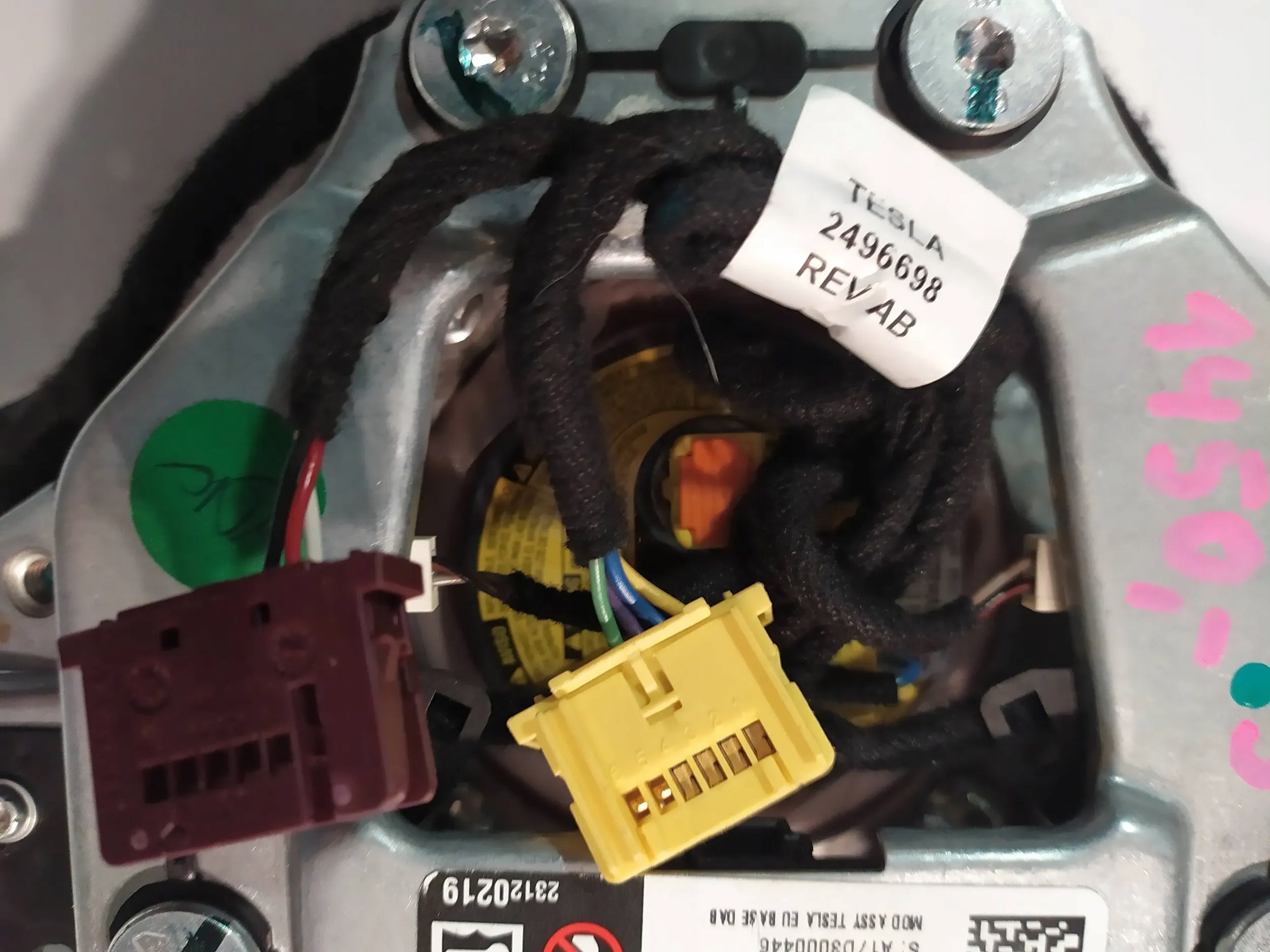 подушка подушки безопасности руля tesla MODEL S