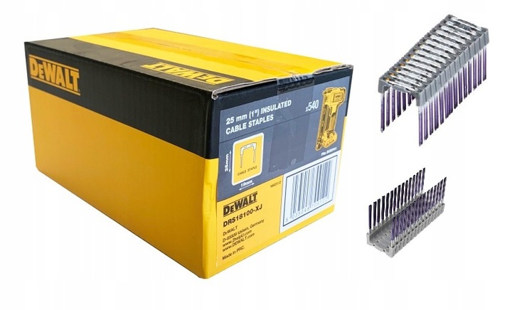 

Zszywki do kabli 540szt do DCN701 DRS18100 DeWalt