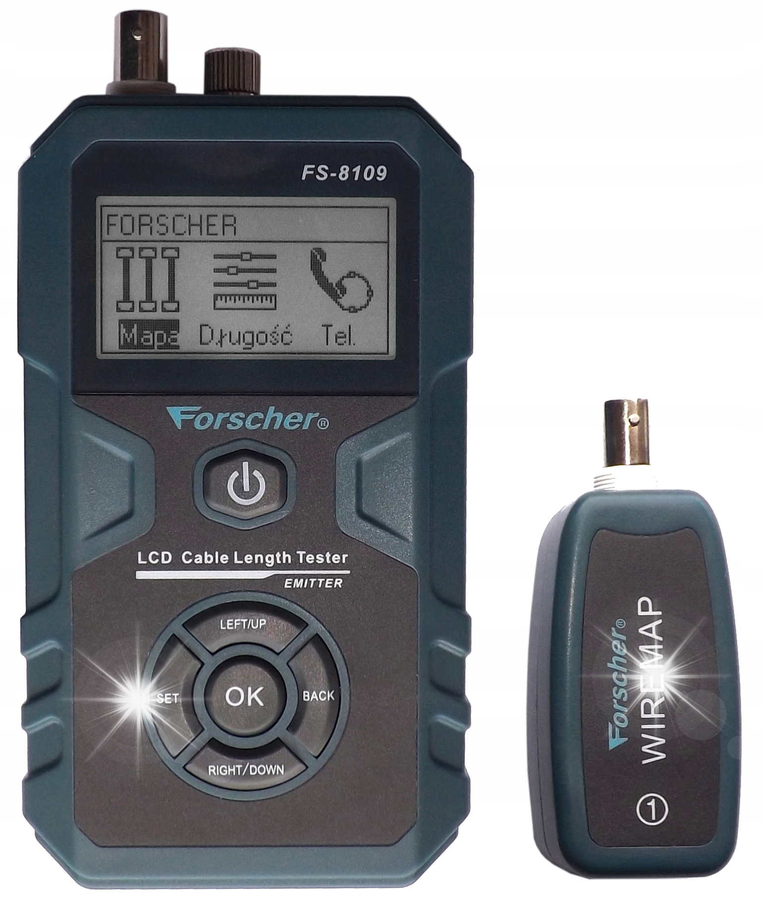 FORSCHER FS8109 расширенный сетевой тестер LAN RJ45 измерение PoE