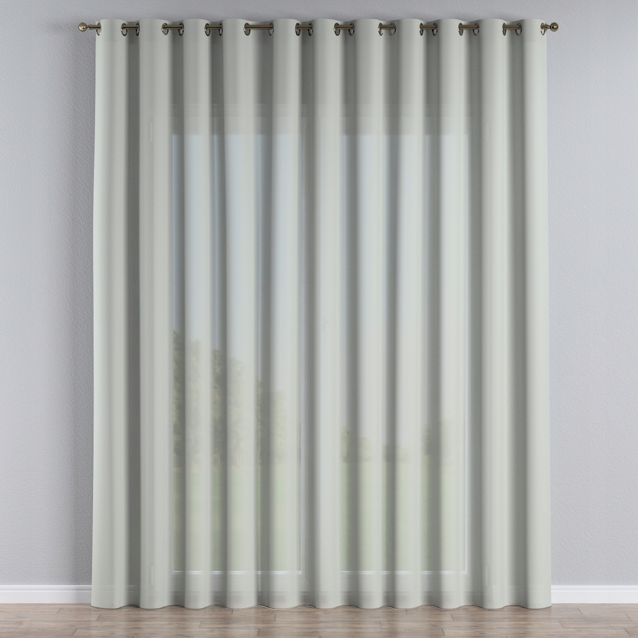 Hotová Záclona na kroužcích Voálová 140x260cm bílá