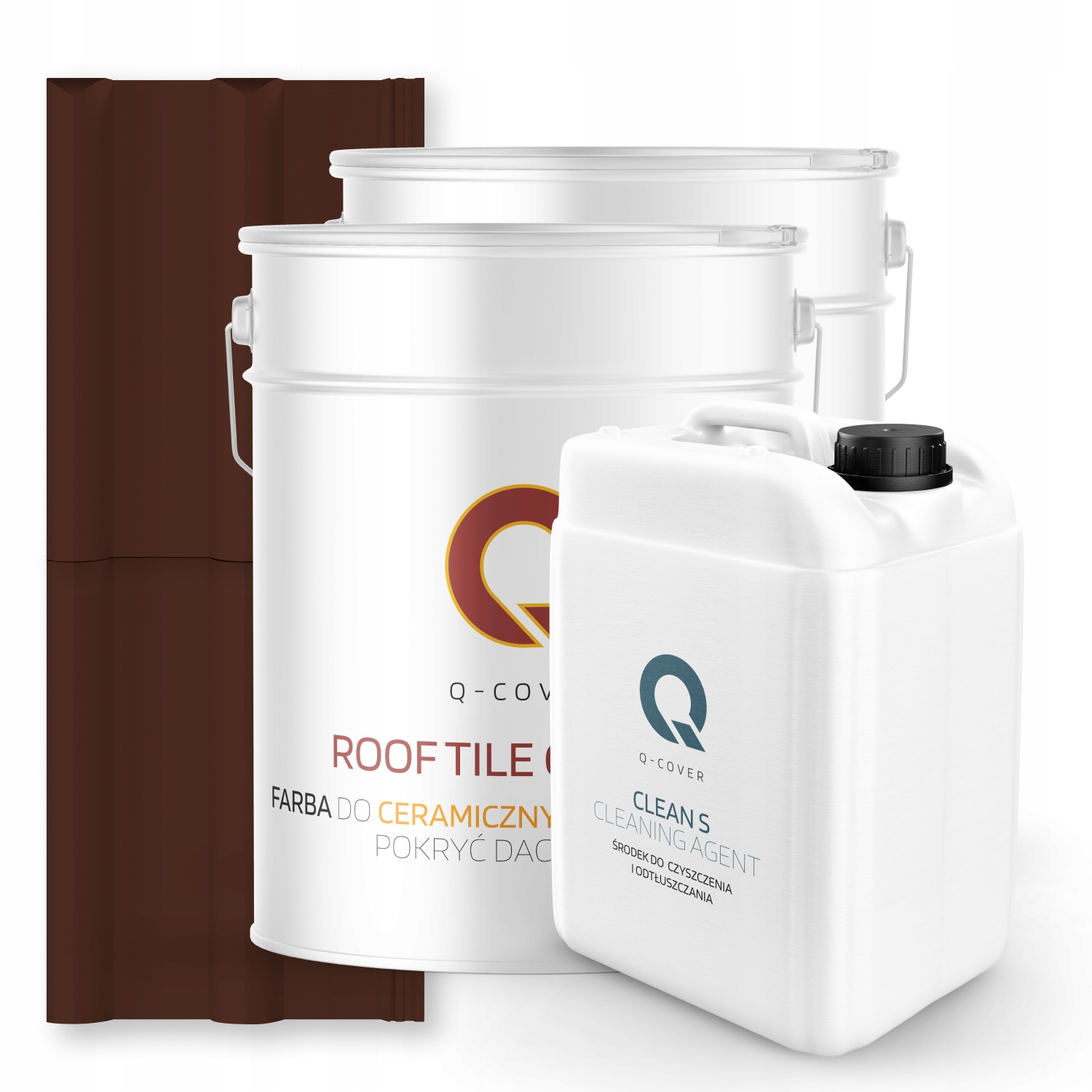 Farba Na Keramické Strechy Set Hnedá Teplá Ral 8016 74 m2 Satén