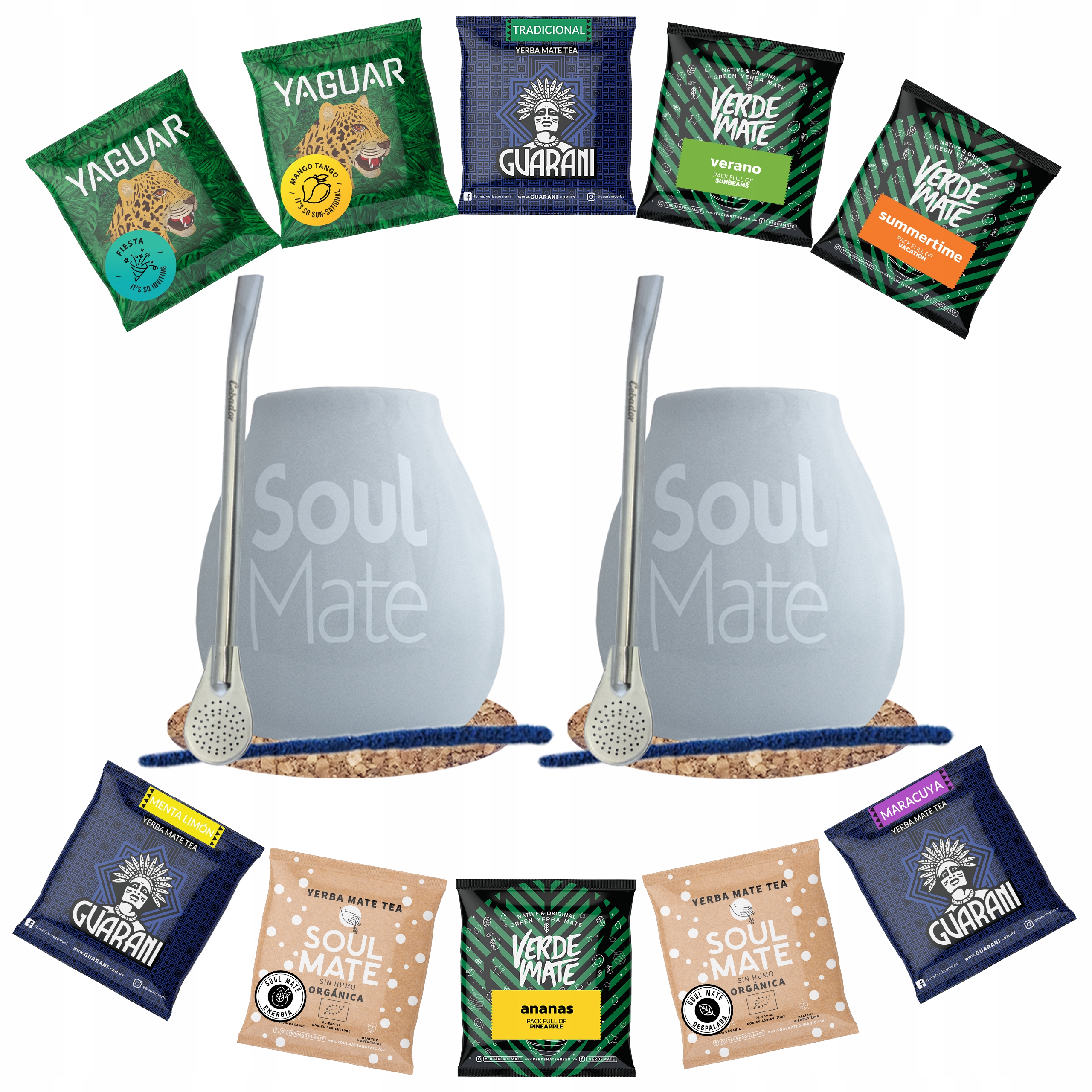 Levně Velký yerba maté pro dva 10x50 g 500 g Příslušenství