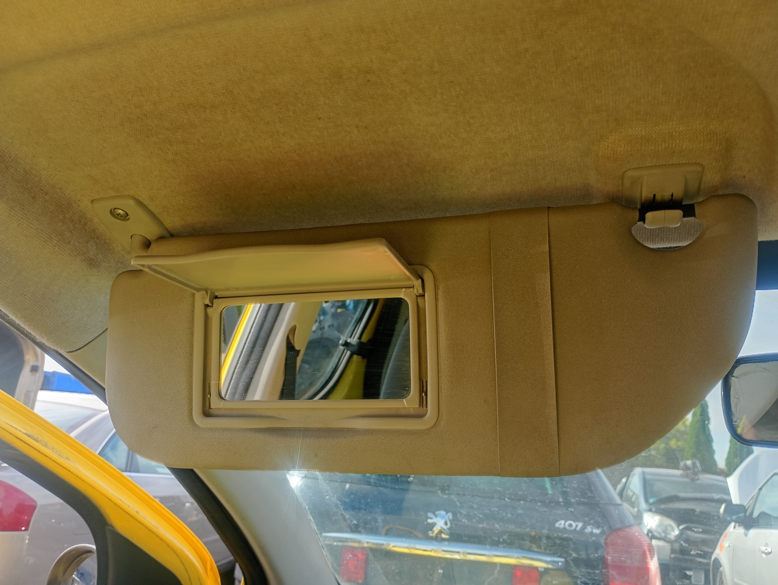 cover sun left driver´s Peugeot 107 05-08