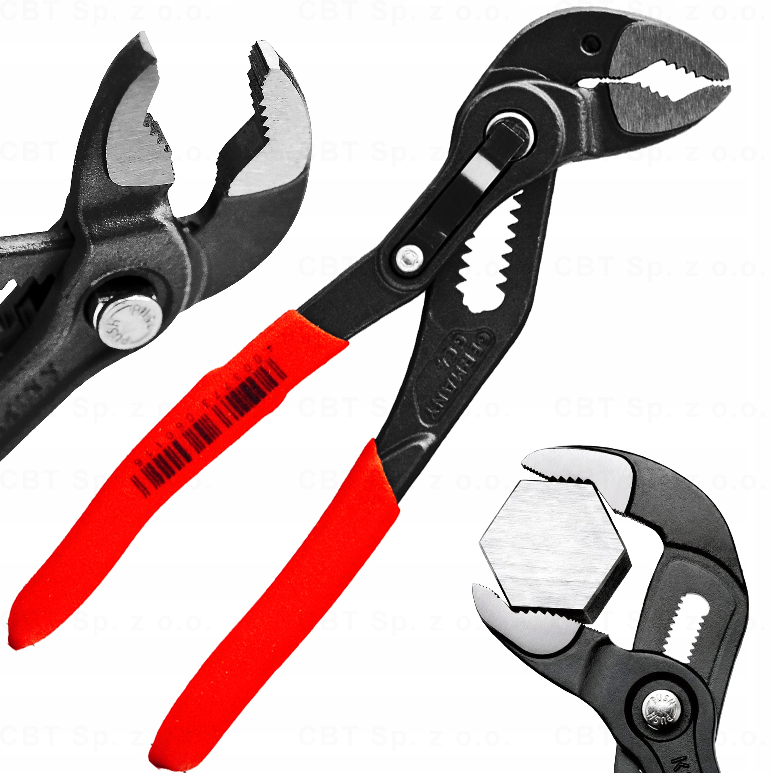 SZCZYPCE NASTAWNE KLUCZ DO RUR COBRA 150 mm KNIPEX