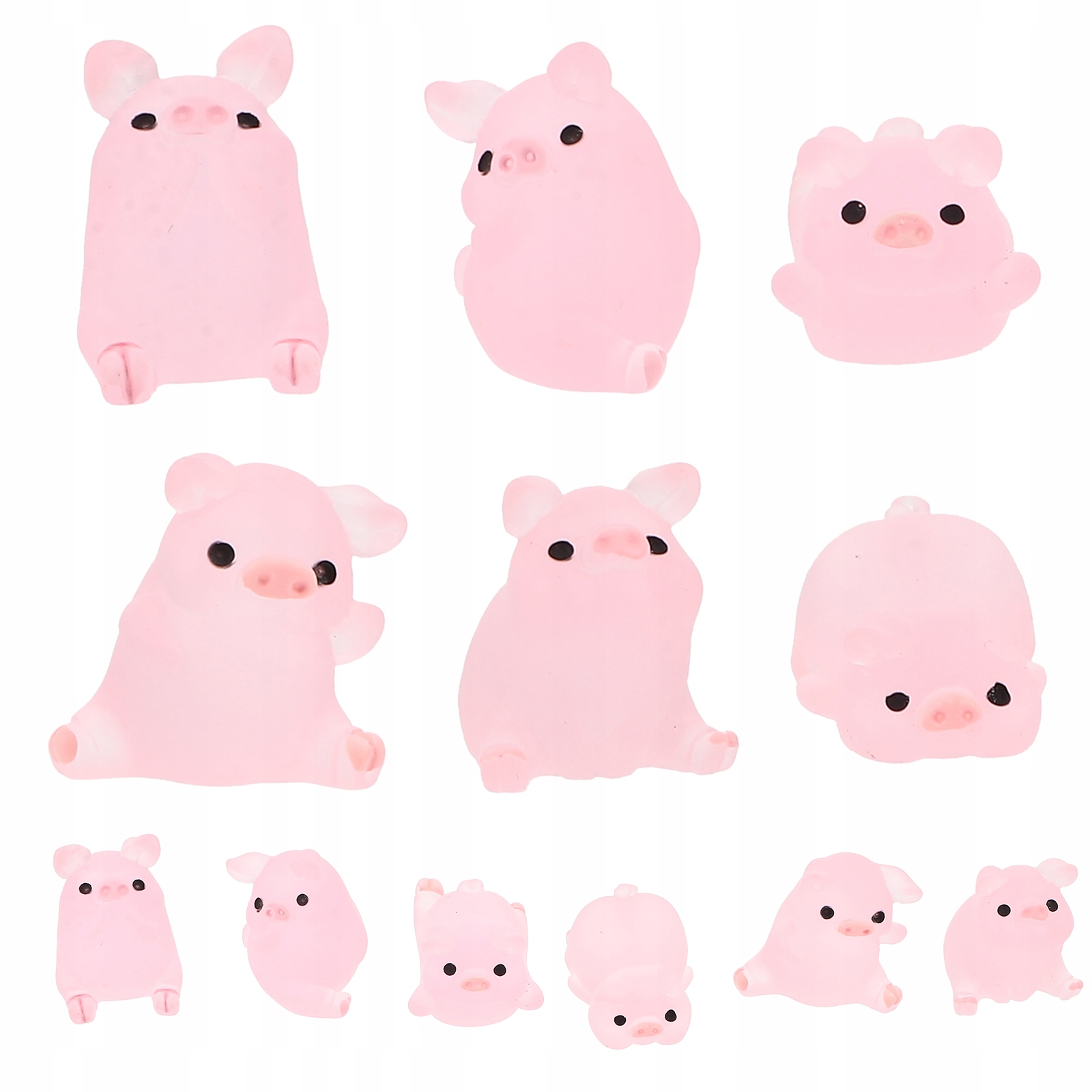 MINIATUROWA OZDOBA ŚWINKA DEKORY ŻYWICZNE MCH