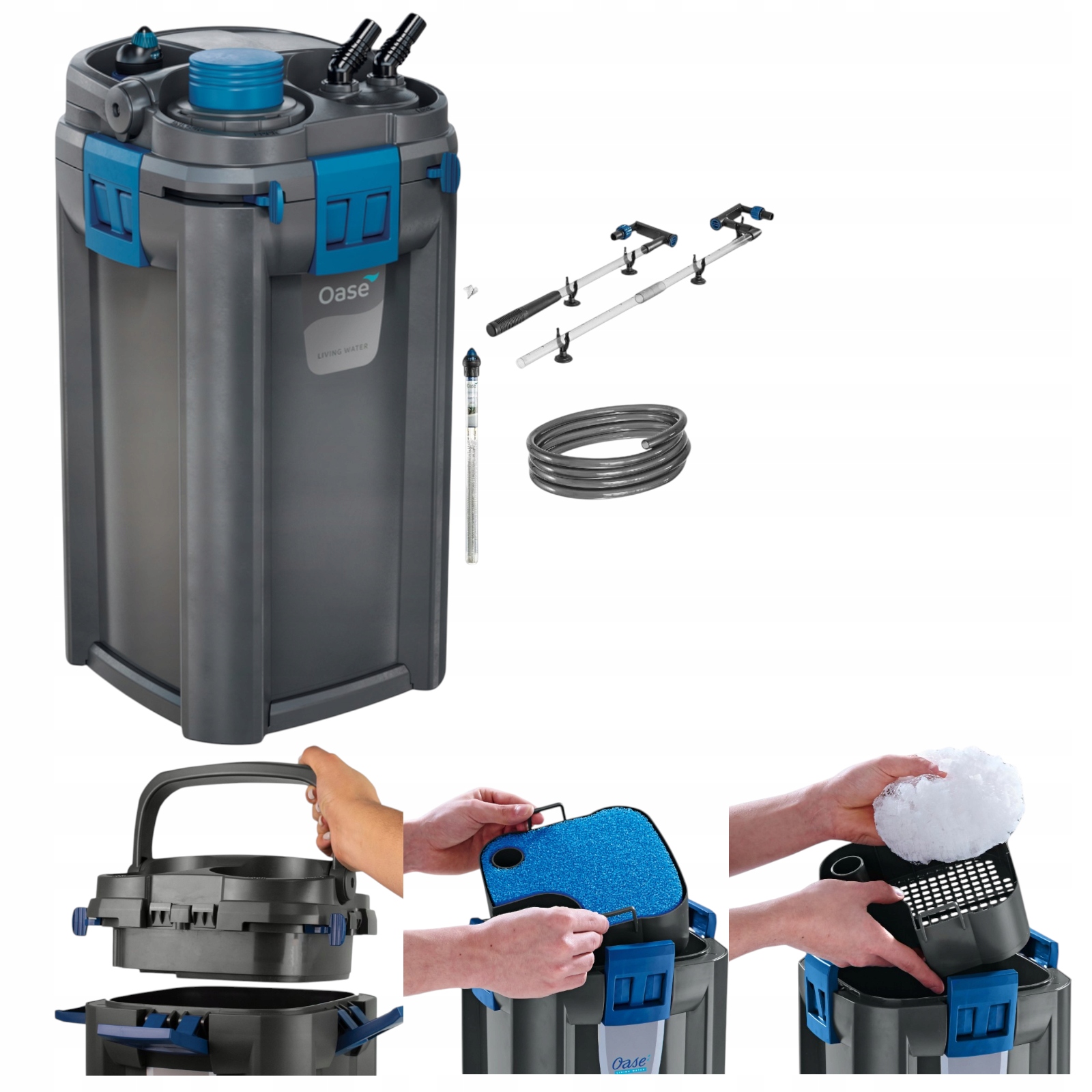 Filtr zewnętrzny Z Integralną Grzałką 300W Do Zbiorników 600L