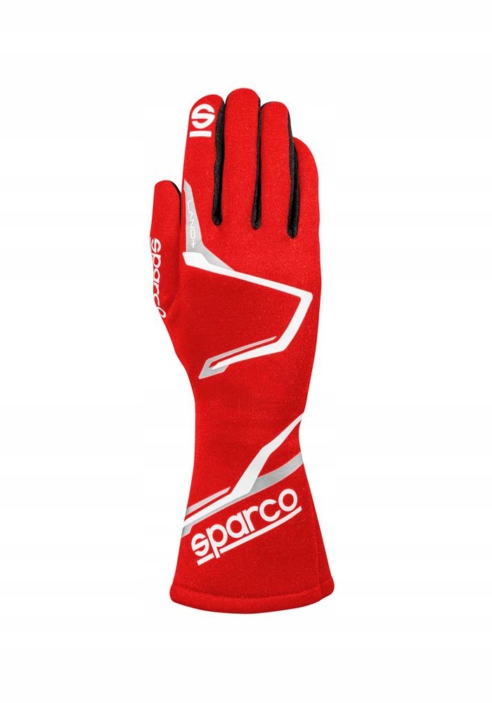 Rukavice Sparco Land+ homologácia Fia 8856-2018 červené veľ XL