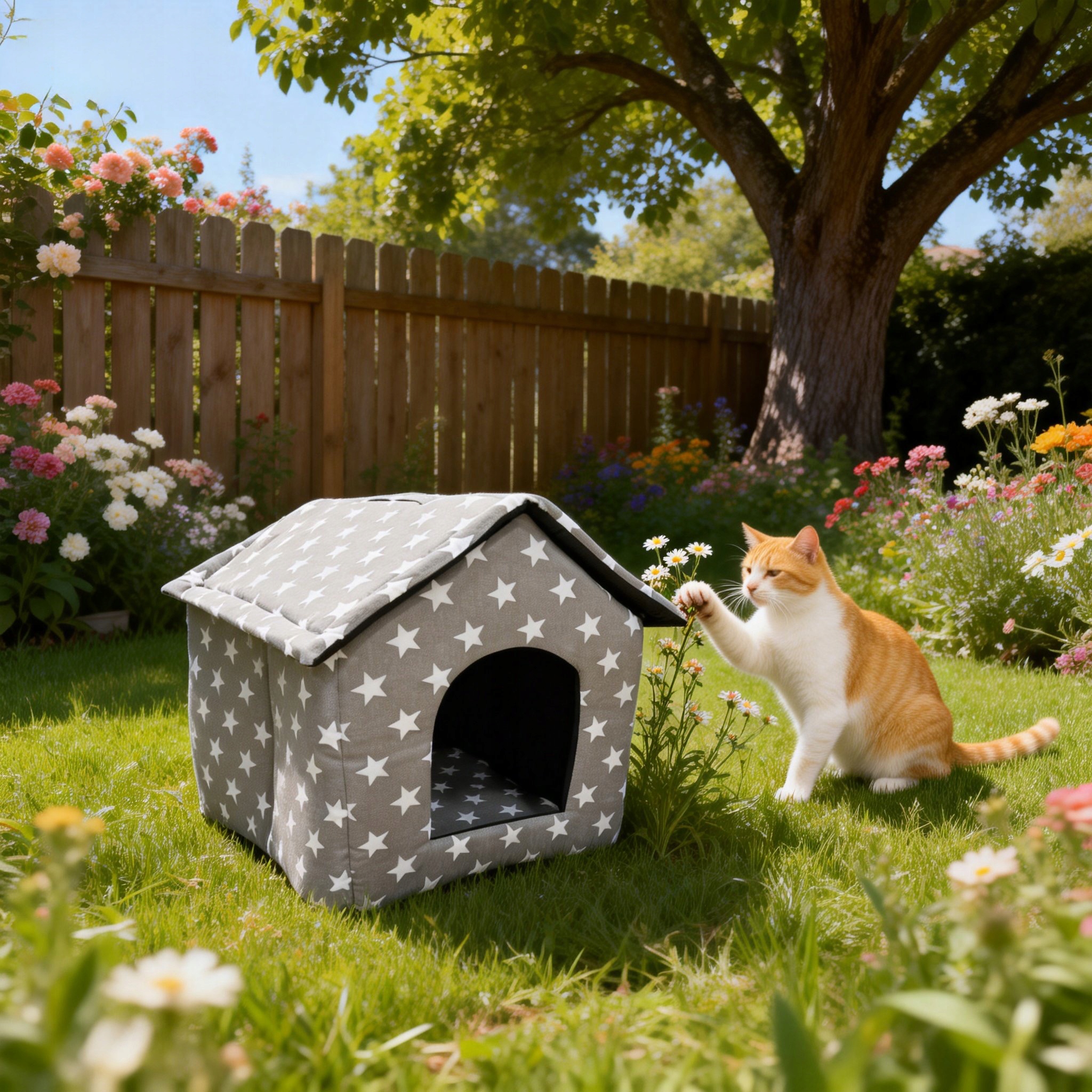 Levně Domeček pro zvířata vhodný pro každé roční období