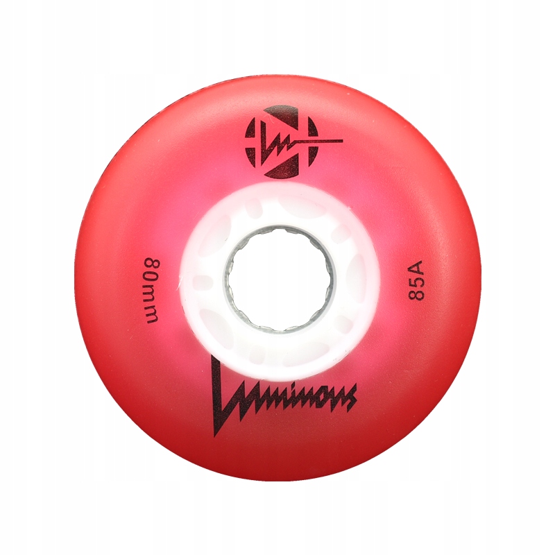 KOŁA ŚWIECĄCE DO ROLEK LUMINOUS RED 80MM