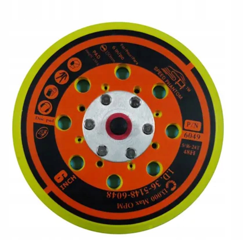 Disk talíř pro brusky 150MM 40H závit 5/16" Mirka Deros Pros náhrada