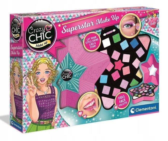 

Clementoni Crazy chic Super star make up 17650