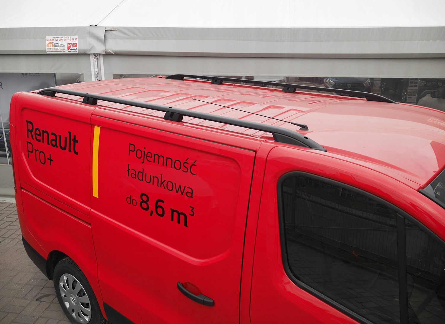 Relingi dachowe Opel Vivaro 2014+ LONG Kolor czarny