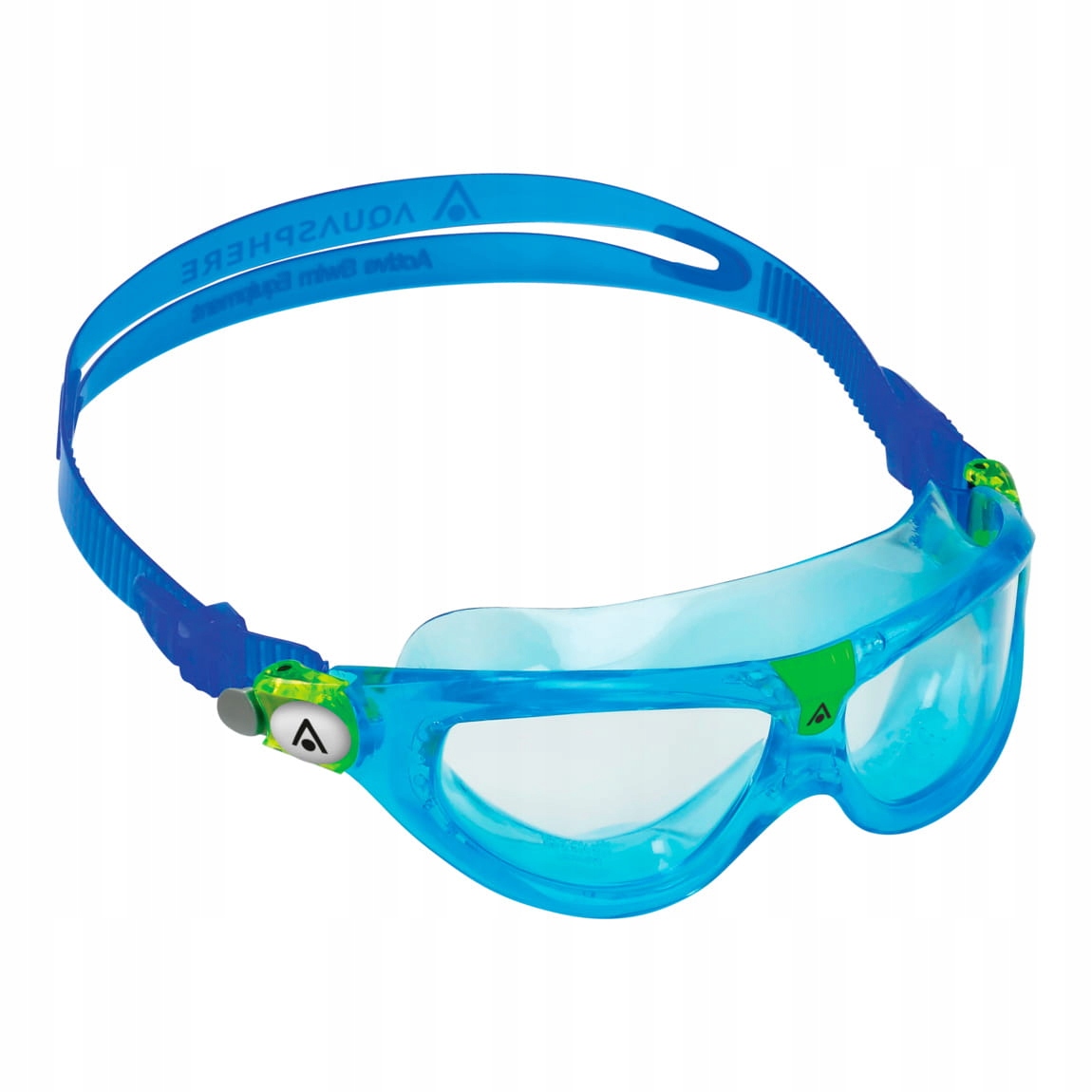 Maska Pływacka Dziecięca Aqua Sphere Seal Kid 2 Niebieska Anti-Fog Uv