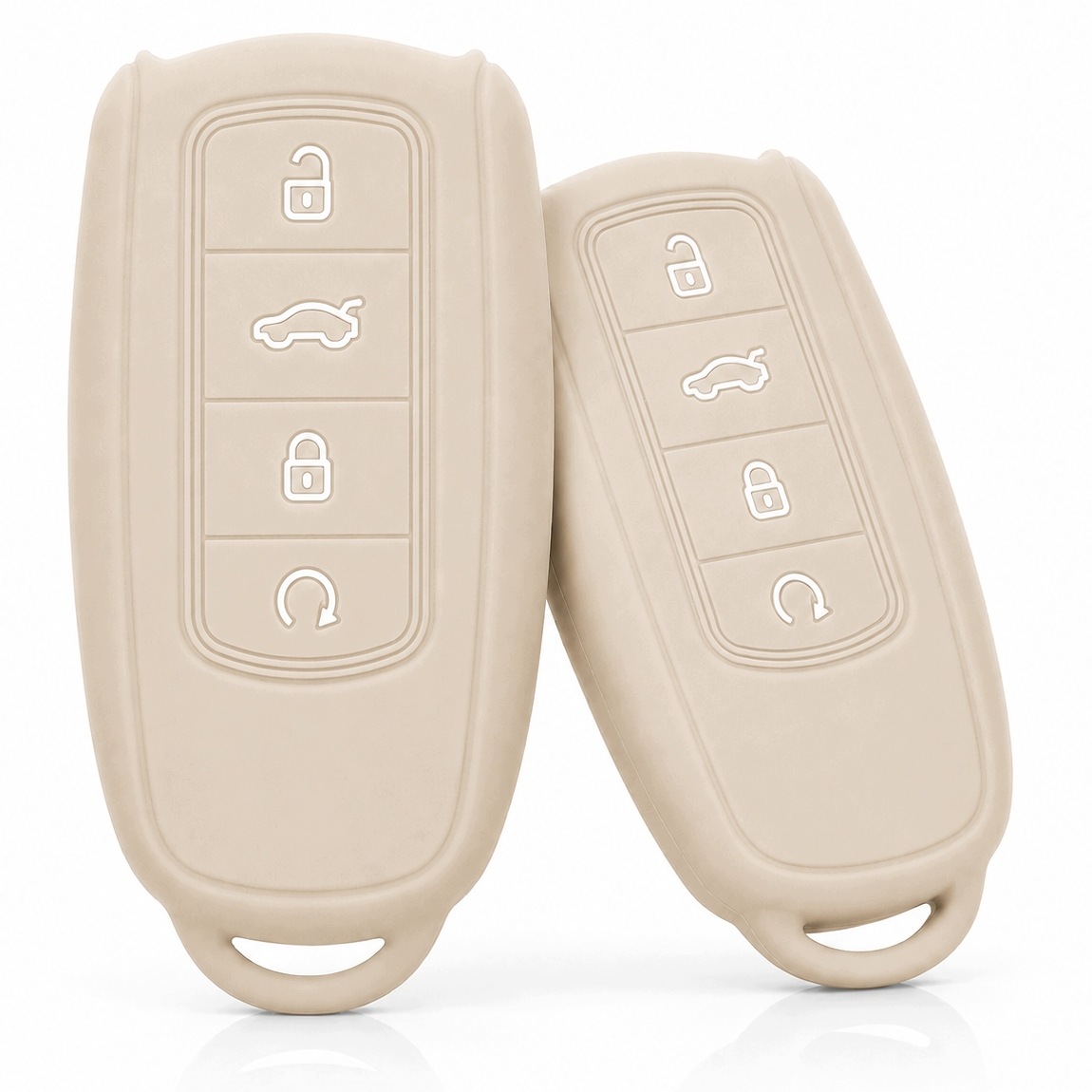 Keyarmor Etui na kluczyk Omoda 5 9 Jaecoo J7 J8 7 8 Chery Tiggo Beżowe
