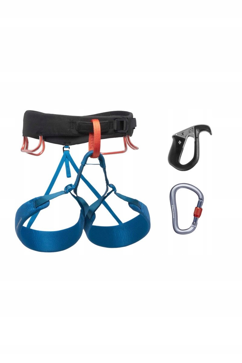 Black Diamond Lezecký set Momentum Pilot Package černá/modrá s