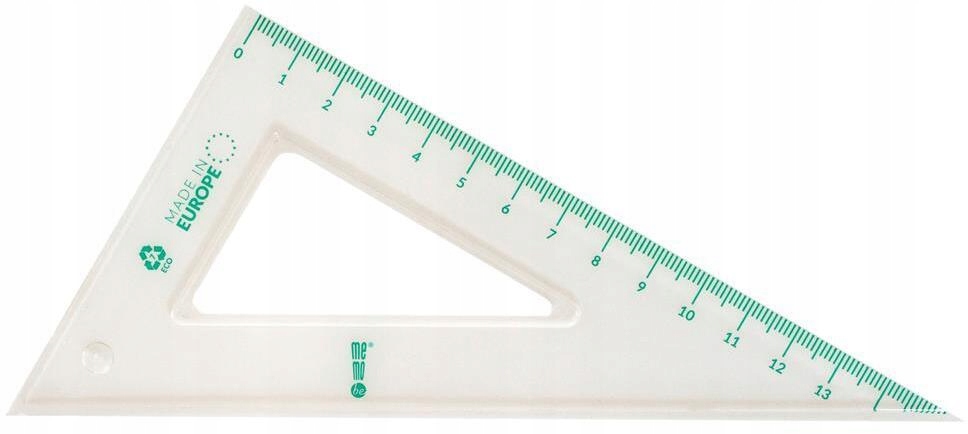 Zestaw kreślarski z linijką 16cm 4 elementy x6 Typ inny