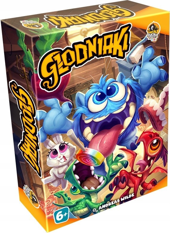 Gra Rodzinna dla Dzieci GŁODNIAKI Karciane OKAZJA! Wydawca Lucky Duck Games