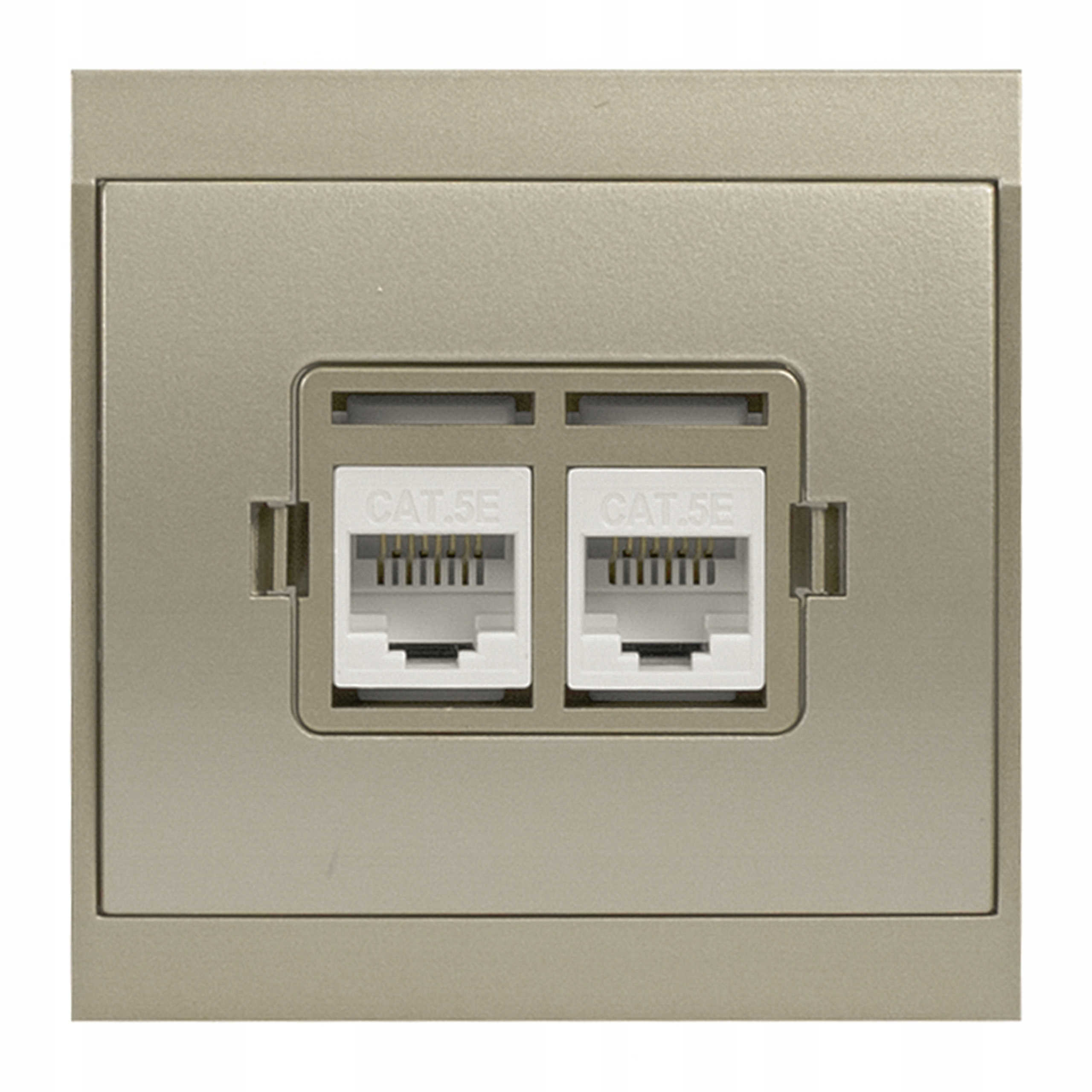 

Gniazdo RJ45 internetowe podwójne Luna kat.5 Abex.