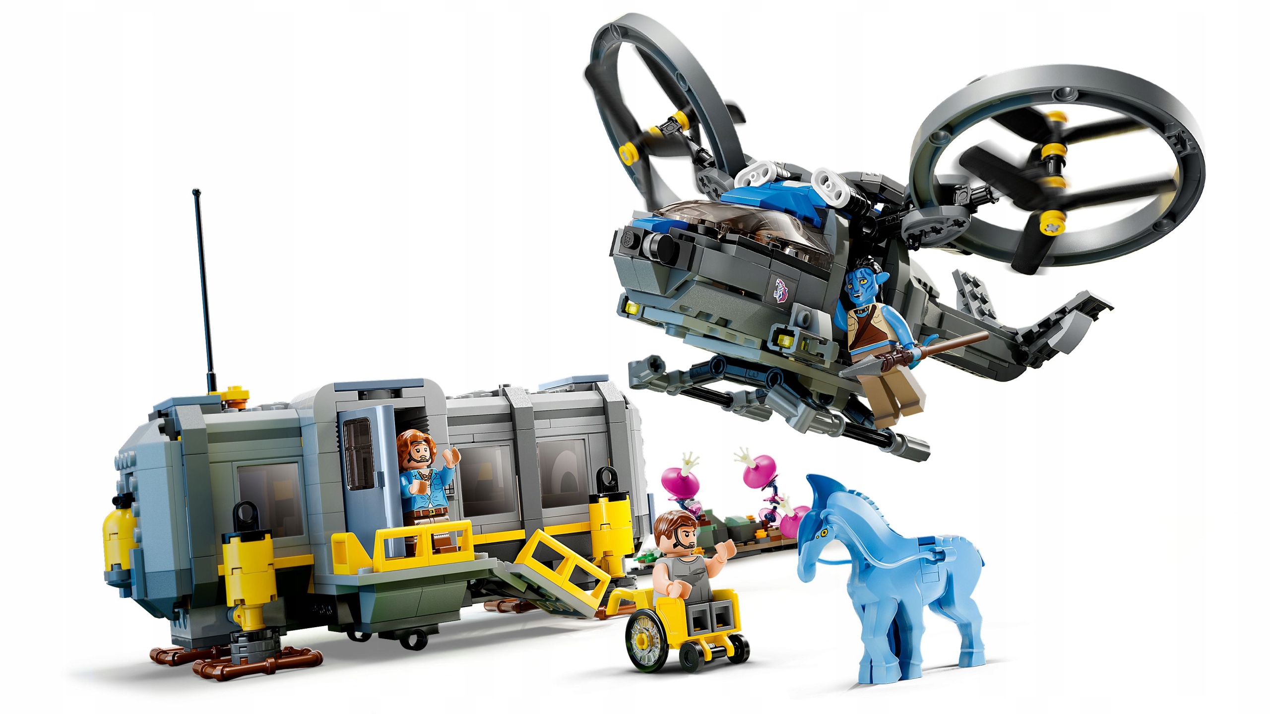 Lego AVATAR 75573 Latające góry: Stanowisko 26 i Samson ZPZ Marka LEGO
