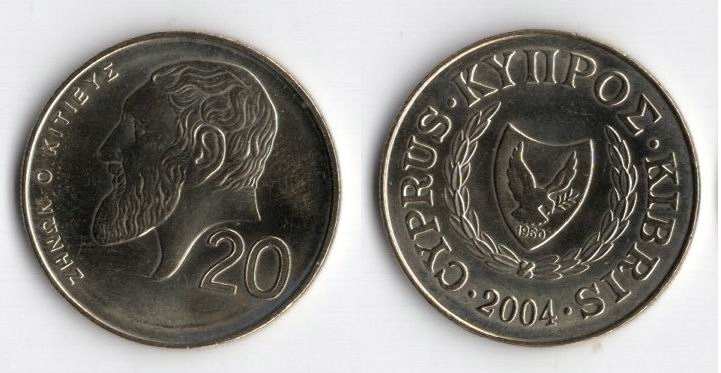 CYPR 2004 20 CENTS NOWE GODŁO